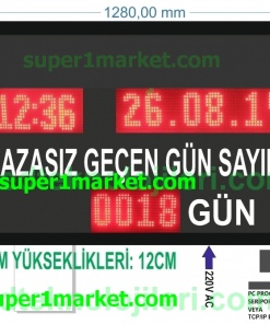 80x128CM Profil Kasa  Kazasız İş Günü Panosu