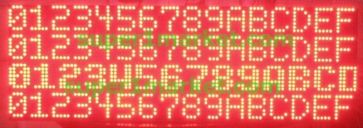 P10-R Haberleşme Otomasyon PLC PC MODBUS RS232 RS485 Network Otopark LED'li Protokollü Enformasyon/Mesaj Panoları - Görsel 11