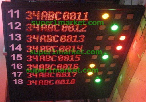 P10-R Haberleşme Otomasyon PLC PC MODBUS RS232 RS485 Network Otopark LED'li Protokollü Enformasyon/Mesaj Panoları - Görsel 8