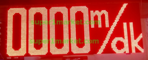 P10-R Haberleşme Otomasyon PLC PC MODBUS RS232 RS485 Network Otopark LED'li Protokollü Enformasyon/Mesaj Panoları - Görsel 3