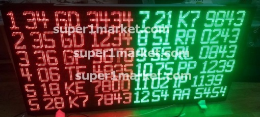 P10-RGB Haberleşme Otomasyon PLC PC MODBUS RS232 RS485 Network Otopark LED'li Protokollü Enformasyon/Mesaj Panoları - Görsel 2