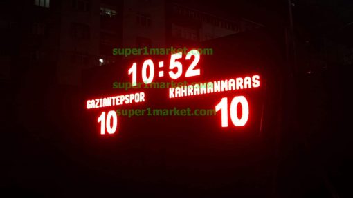 183Hx281Wcm 48cm Futbol Skorbordu