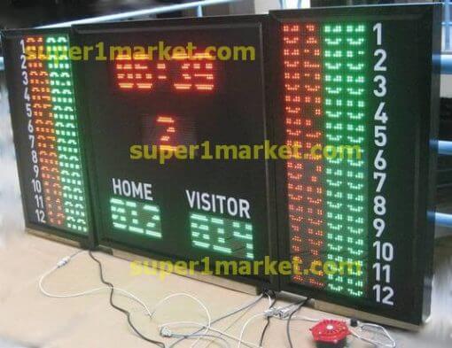 PROFESYONEL ÇOK AMAÇLI SKORBORD(32CM): BASKETBOL, VOLEYBOL, HENTBOL - Görsel 12