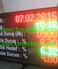 Fabrika Endüstriyel Otomasyon PLC PC Modbus RS232 RS485 Buton Girişli Sensör(Termokupl,0-10V,4-20ma, Analog Gerilim) Girişli LEDli Gösterge