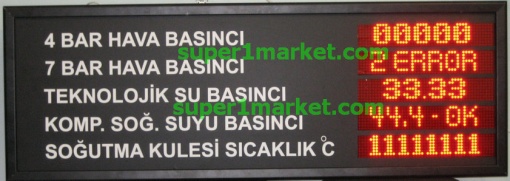 Fabrika Endüstriyel Otomasyon PLC PC Modbus RS232 RS485 Buton Girişli Sensör(Termokupl,0-10V,4-20ma, Analog Gerilim) Girişli LEDli Gösterge - Görsel 19