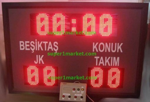 90Hx100Wcm 16cm Halısaha Skorbordu - Görsel 2