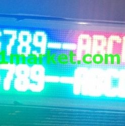 P6-RGB Haberleşme Otomasyon PLC PC MODBUS RS232 RS485 Network Otopark LED'li Protokollü Enformasyon/Mesaj Panoları