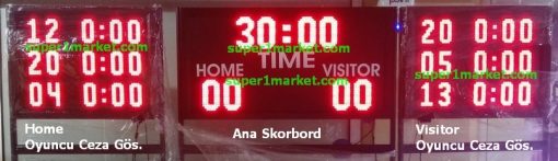 PORTATİF MİNİ HENTBOL SKORBORDU - Görsel 4