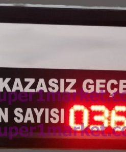 40x60CM Profil Kasa  Kazasız İş Günü Panosu
