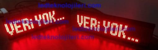 P7,62-R Haberleşme Otomasyon PLC MODBUS RS232 RS485 Network Otopark LED'li Protokollü Enformasyon/Mesaj Panoları: Endüstriyel LED Panelleri - Görsel 8
