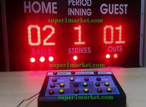 PORTATİF/AYAKLI ÇOK AMAÇLI ( FOOTBALL BASEBALL SOCCER ) 23CM SKORBORD - Görsel 6